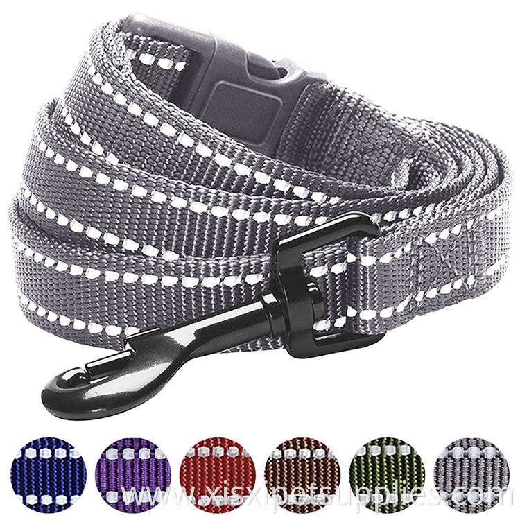 Durable Reflctive Dog Leash 150 cm x 2cm in Mahogany Brown, Medium, Leads for Dogs, Matching Collar Available Separately